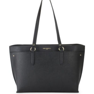 Karl Lagerfeld Paris Leather Tote NWT